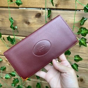 Authentic Cartier bifold wallet